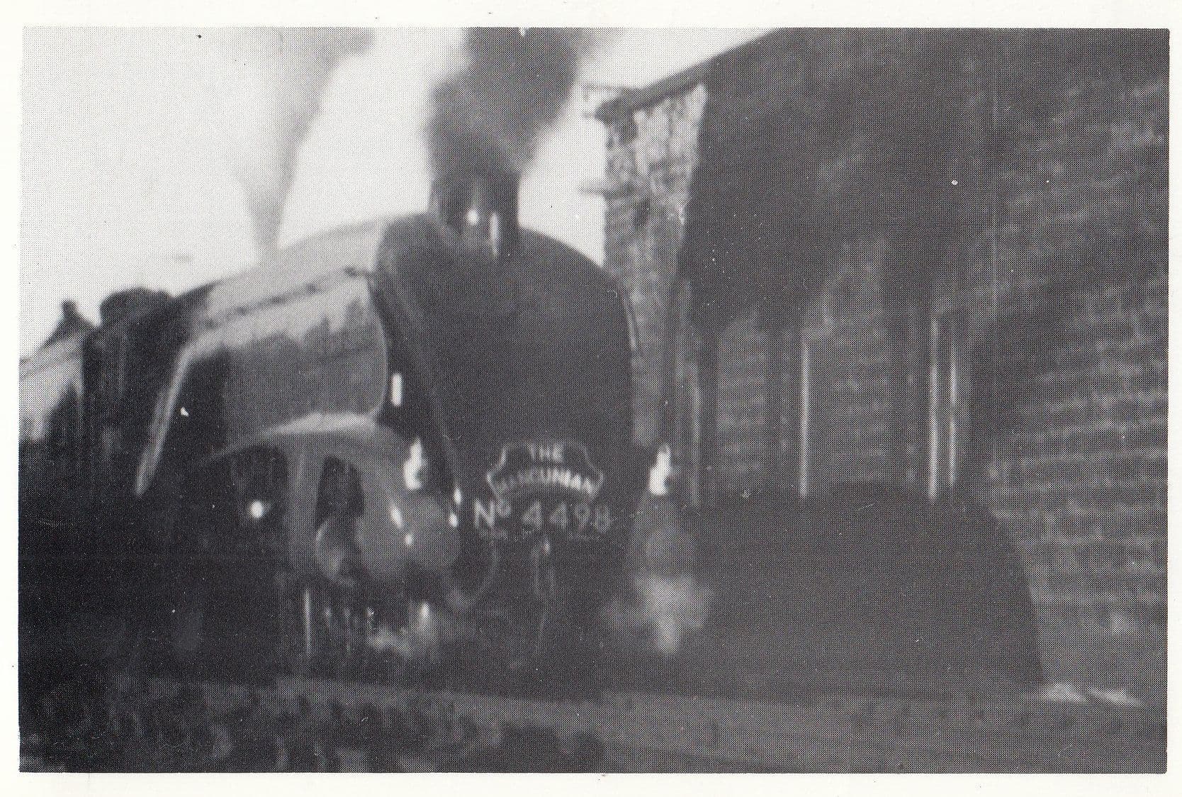 Blackburn Railway Station in 1980 Sir Nigel Gresley 4498 Coal Train Postcard