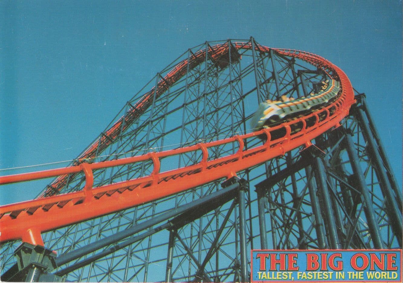 Blackpool Biggest Fastest Roller Coaster In The World Postcard