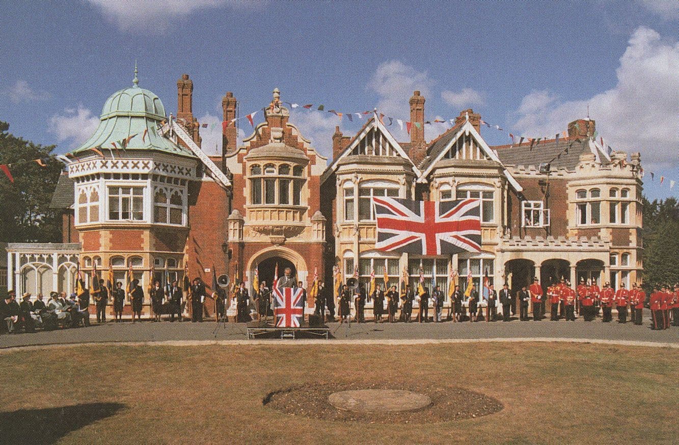 Bletchley Park Milton Keynes Military VE Day Postcard