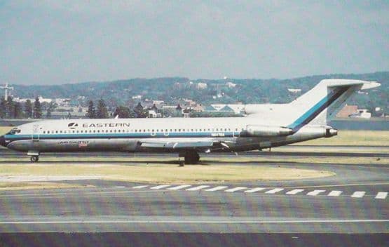 Boeing 727-254 N547EA Eastern Air Shuttle Plus Plane Postcard