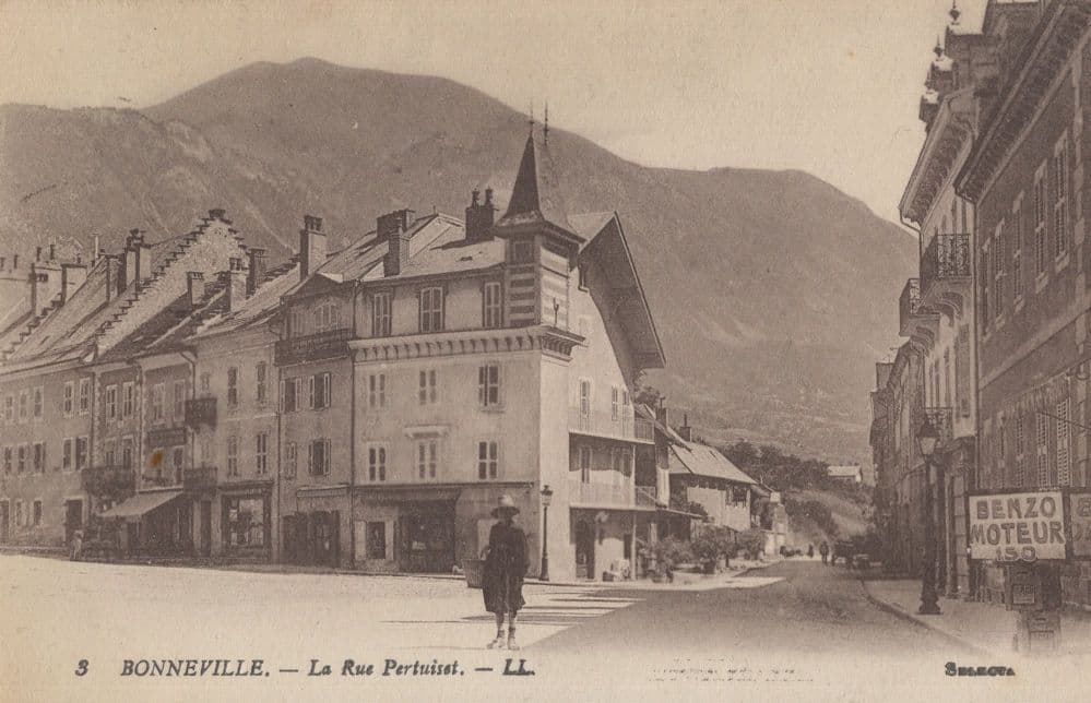Bonneville La Rue Pertuiset French Old WW1 1917 Postcard