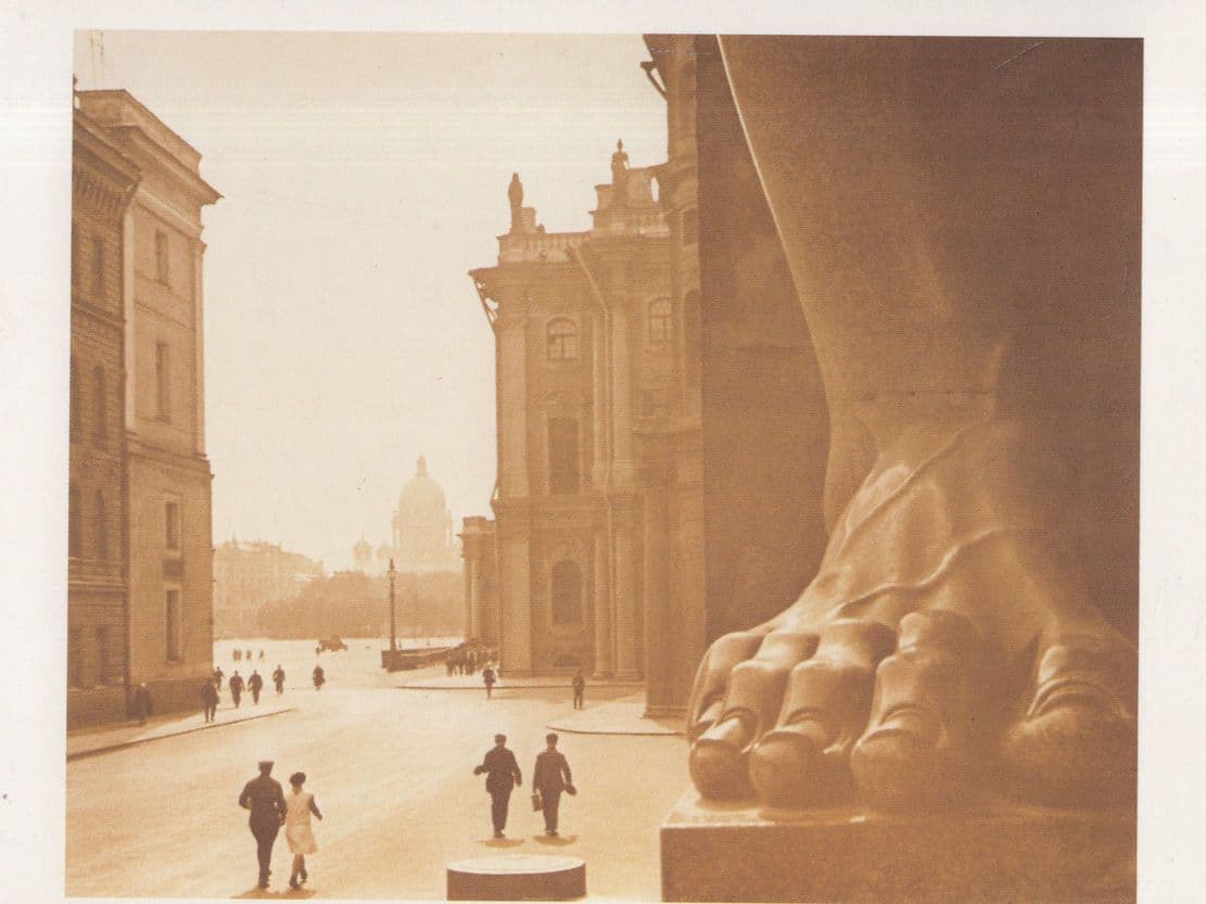 Boris Ignatovich Hermitage Soviet Giant Foot Statue Photo Postcard