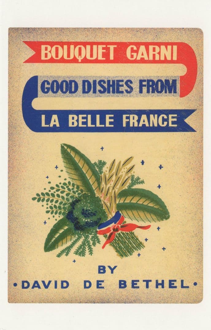 Bouquet Garni Good Dishes From La Belle France 1939 Book Postcard