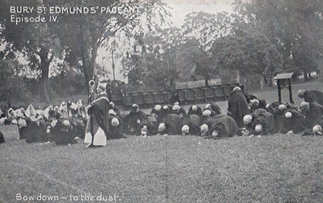 Bow Down To The King Worship Bury St Edmunds Pageant Suffolk Postcard