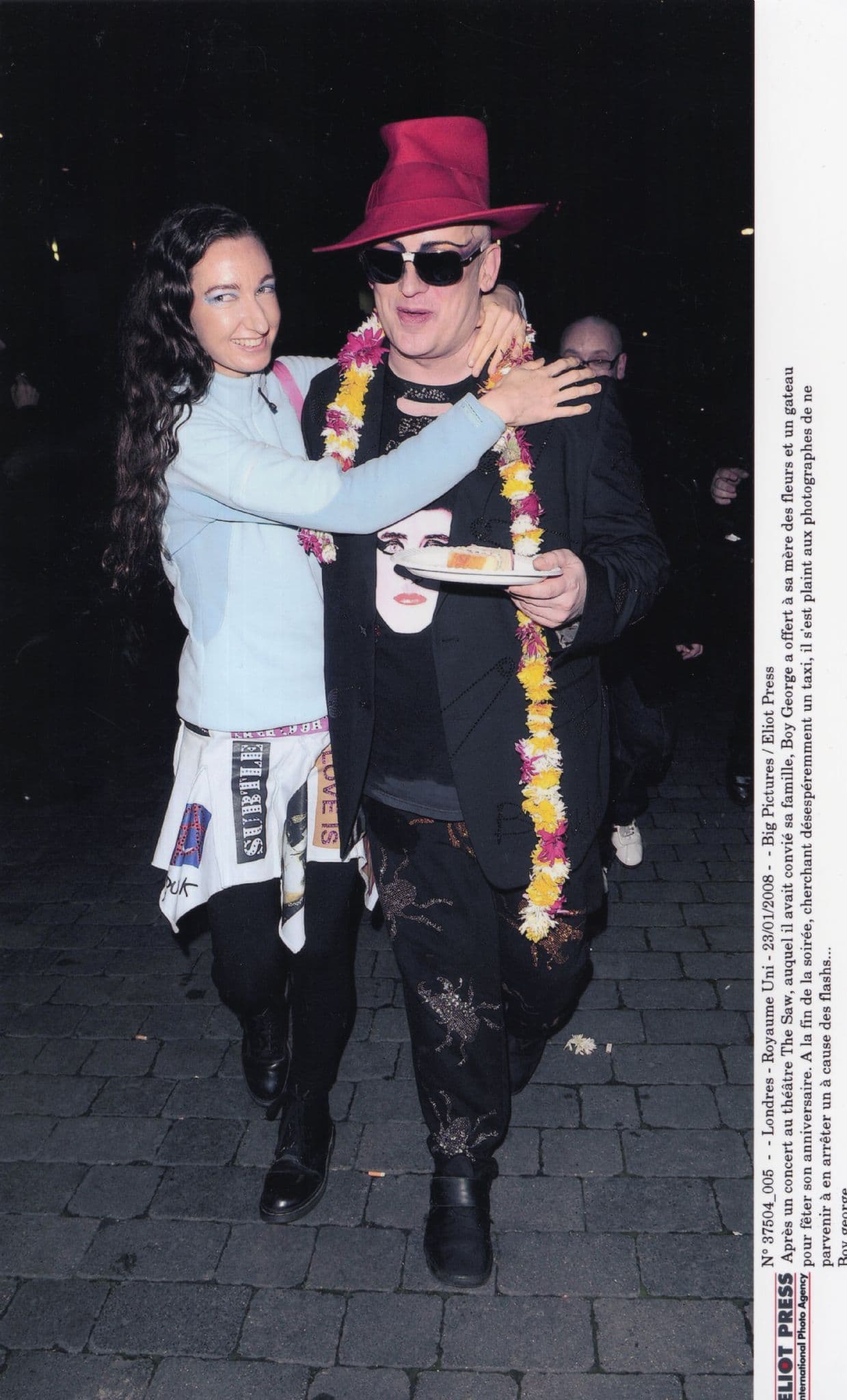 Boy George Backstage From 2008 Live Concert 10x8 PB French Press Photo