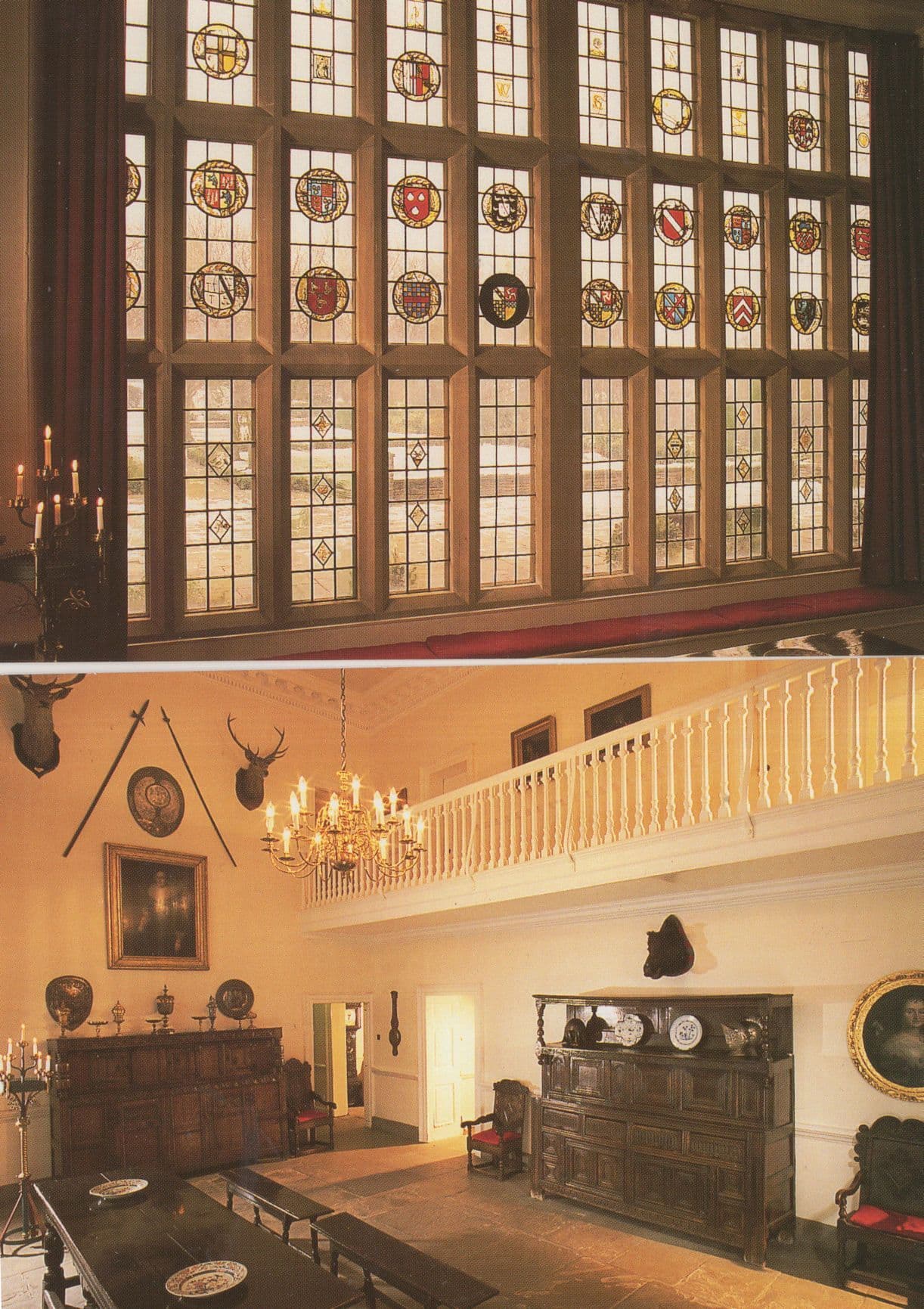 Bradford Art Gallery Housebody Window Boiling Hall Museum 2x Postcard s
