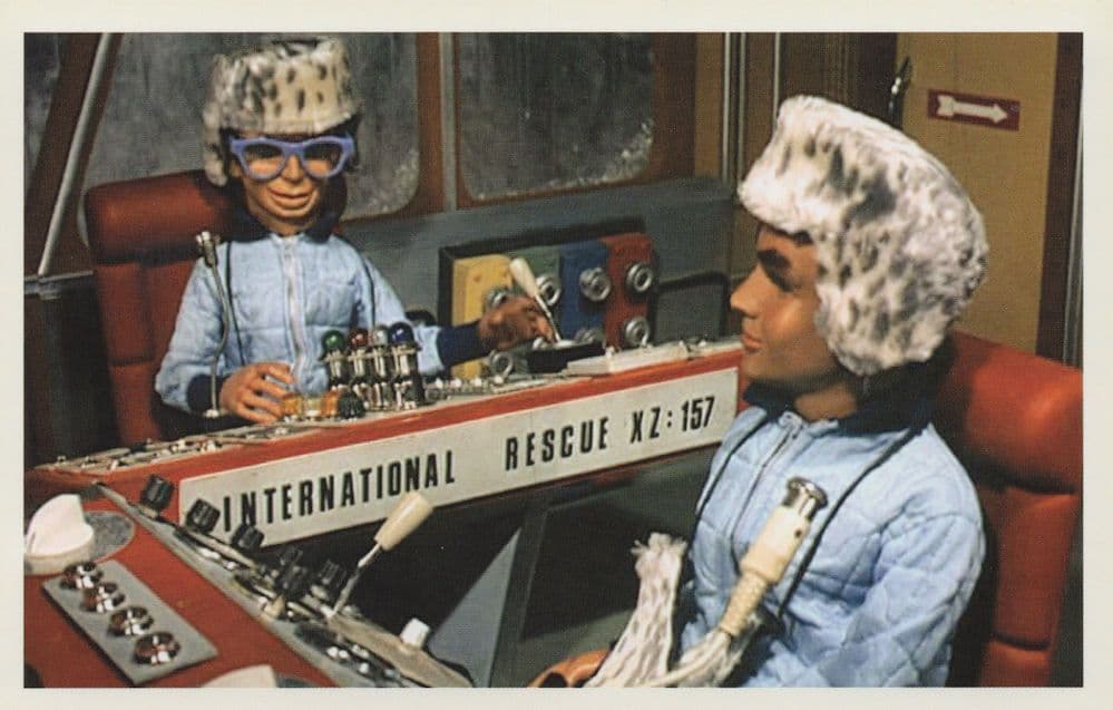 Brains Virgil Tracy International Rescue Thunderbirds Postcard
