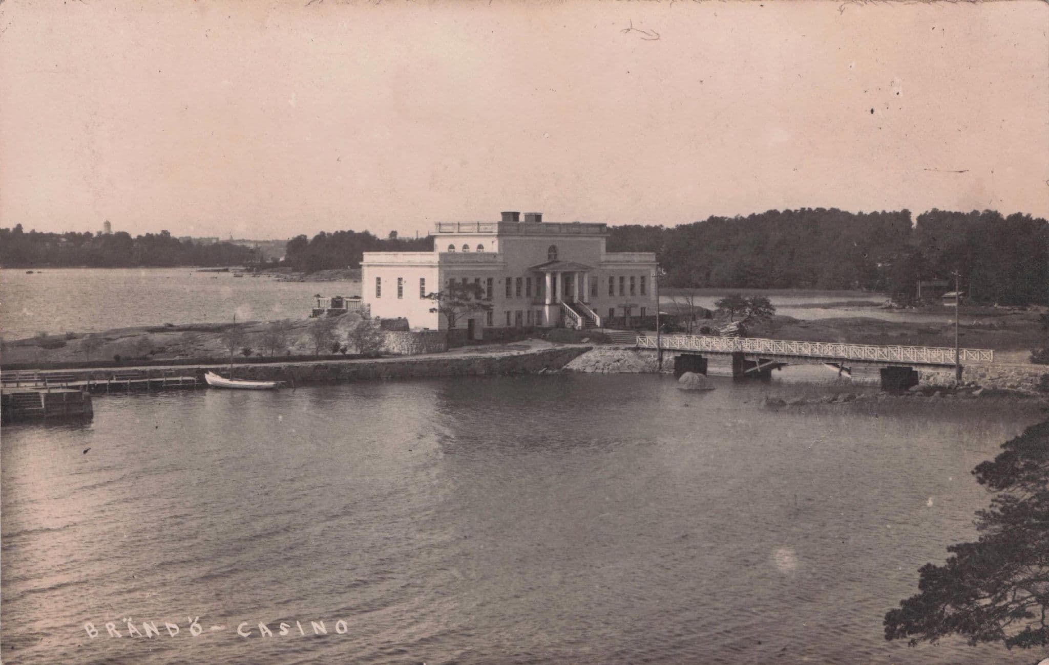 Brando Casino Helsinki Finland Antique Postcard