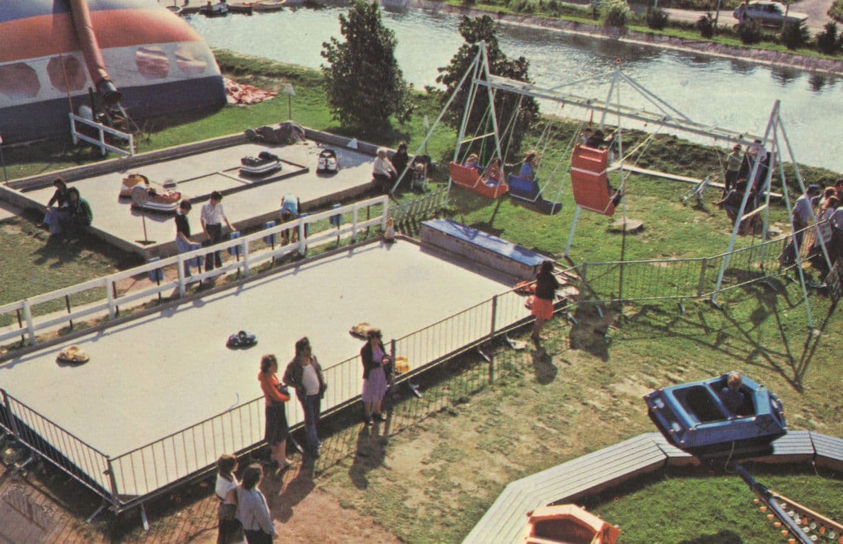 Brean Leisure Centre Somerset Playground Fun Fair 1970s Postcard