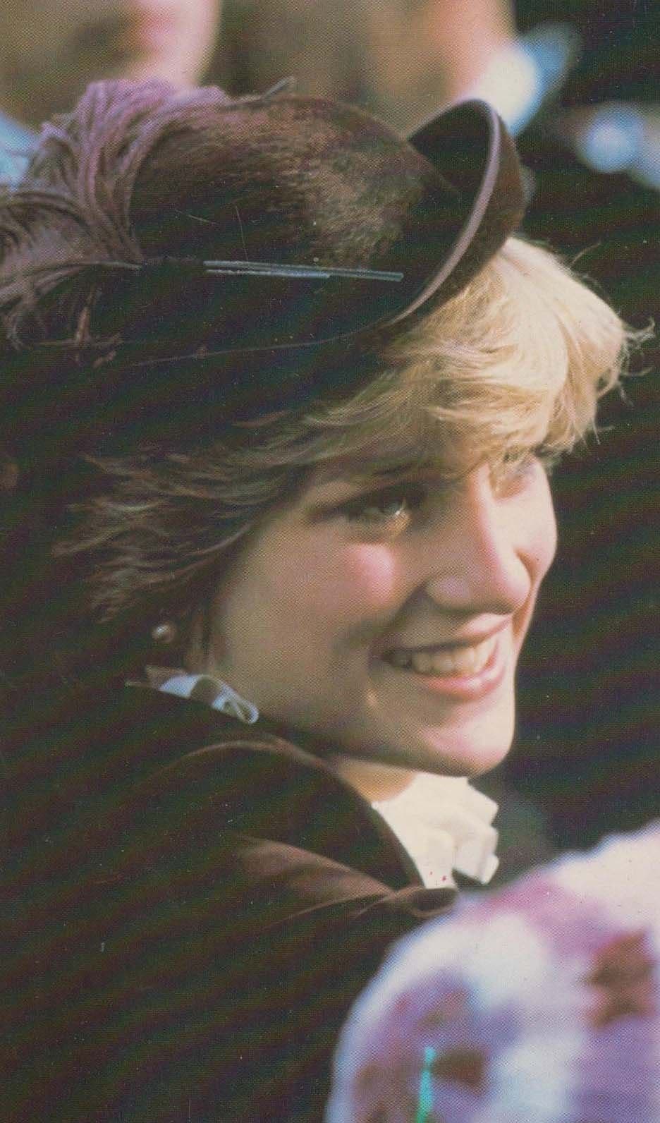 Brecon Walk Walkabout Princess Diana Wedding Royal Postcard