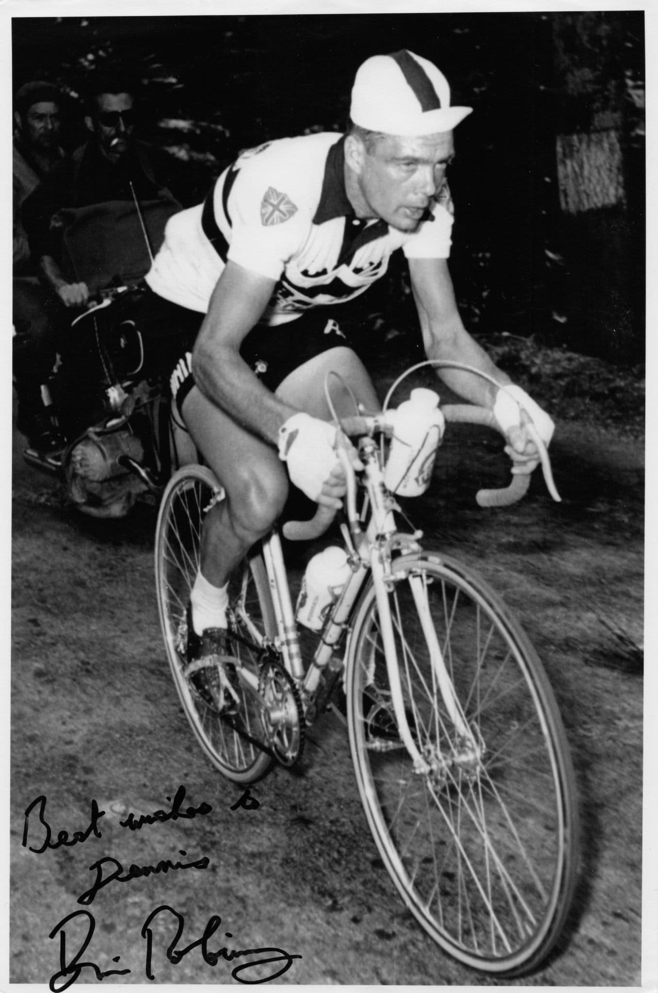 Brian Robinson GB Hercules British Cyclist 1959 Tour De France 10x8 Hand Signed Photo