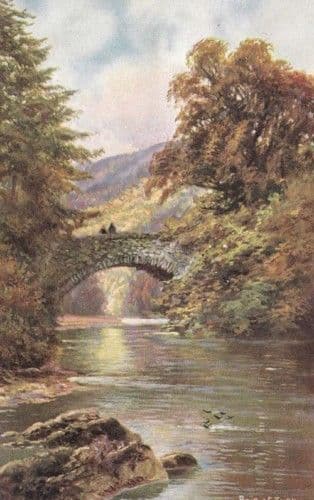 Brig Of Turk Scottish Antique Postcard