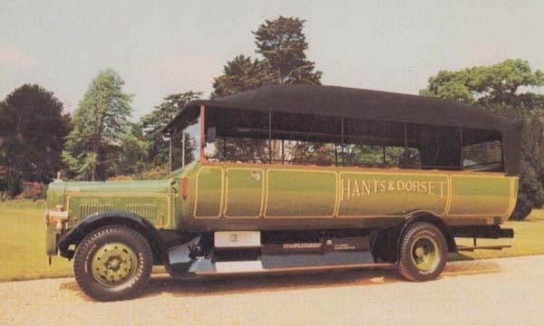 Bristol LH Chassis Charabanc Hants & Dorset Coach Car Rare Photo Postcard