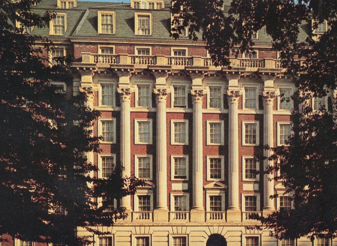 Britannia Hotel Grosvenor Square London Postcard