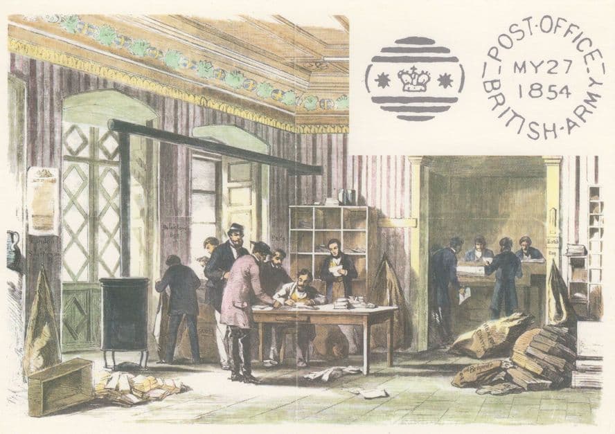 British Army in Crimean War First Day Cover Military Postcard