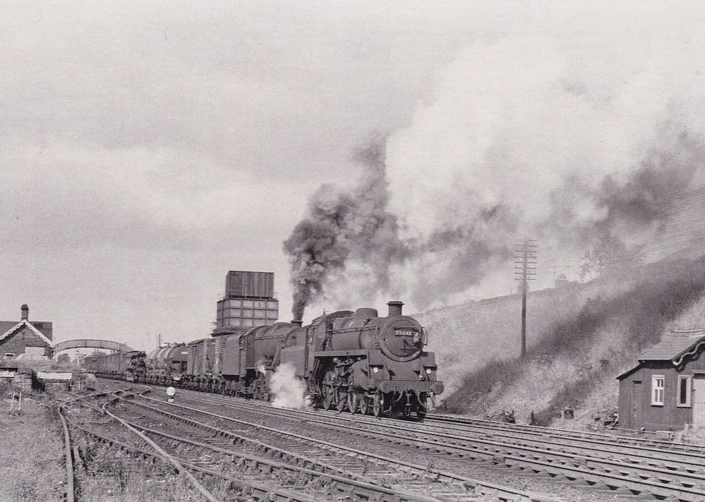 British Railways Class 4MT 75041 Stanier Appleby Station Postcard