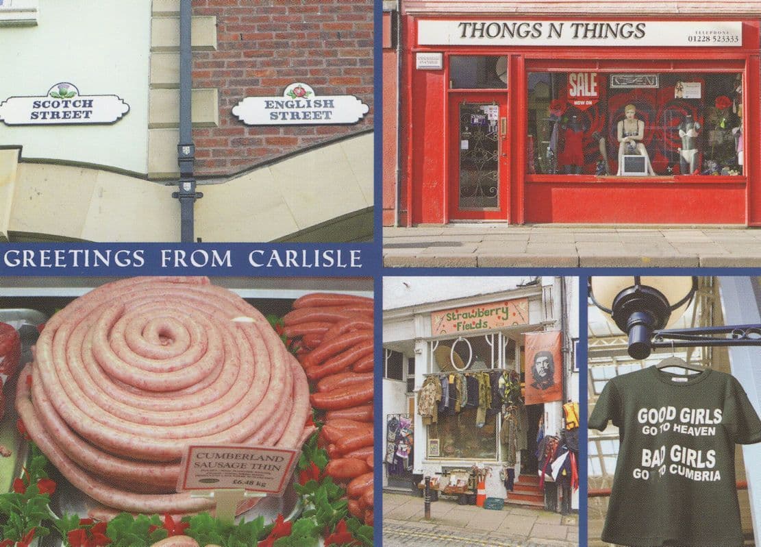 Brixton London Village Butchers Fishmongers Cafe Bakers Postcard