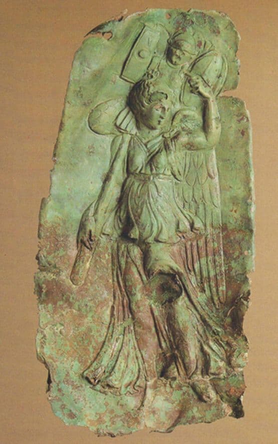 Bronze Parade Armour Victory Trophy Welsh Roman Museum Postcard