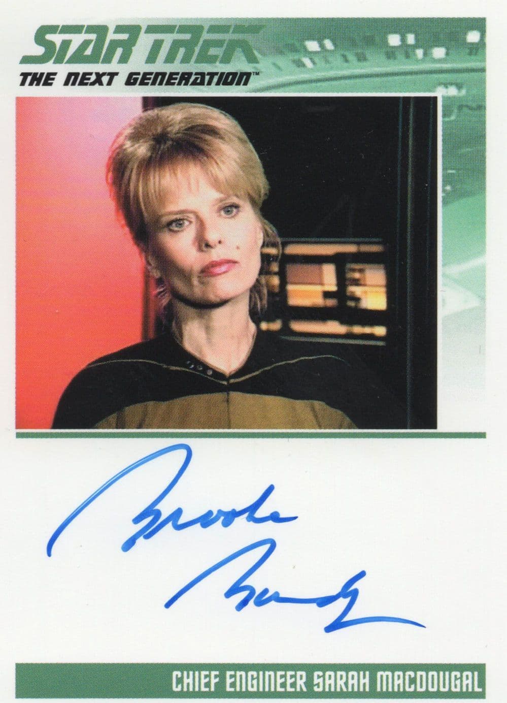 Brooke Bundy Star Trek Hand Signed Autograph Photo Card