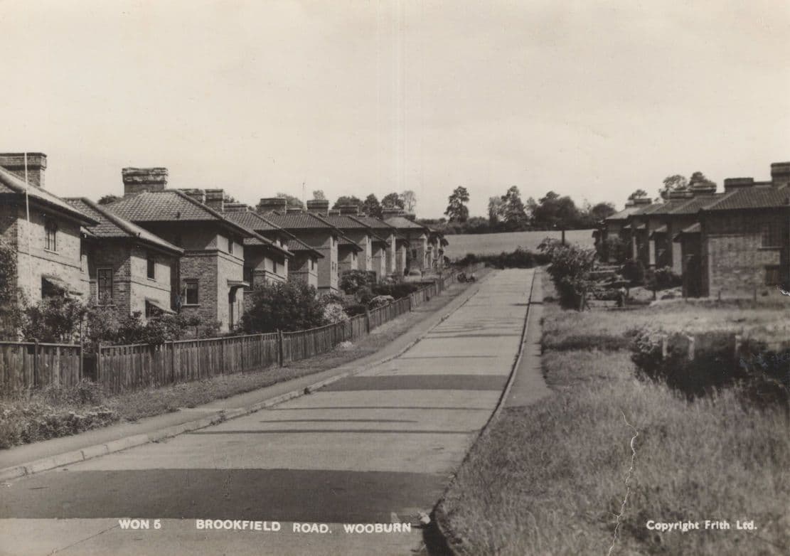 Brookfield Road Wooburn Buckinghamshire Real Photo Postcard