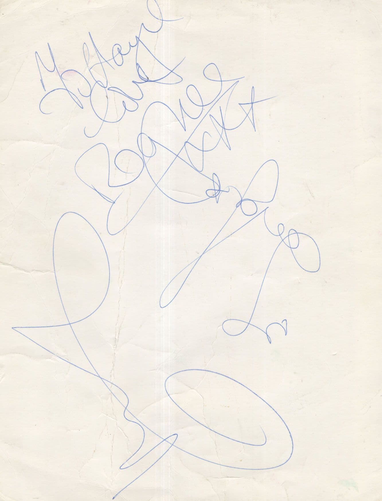 Brother Lees Of Cilla Black TV Show Hand Signed 10x8 Photo Please Read