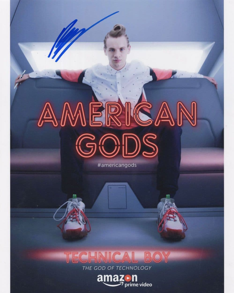 Bruce Langley American Gods 10x8 Hand Signed Photo