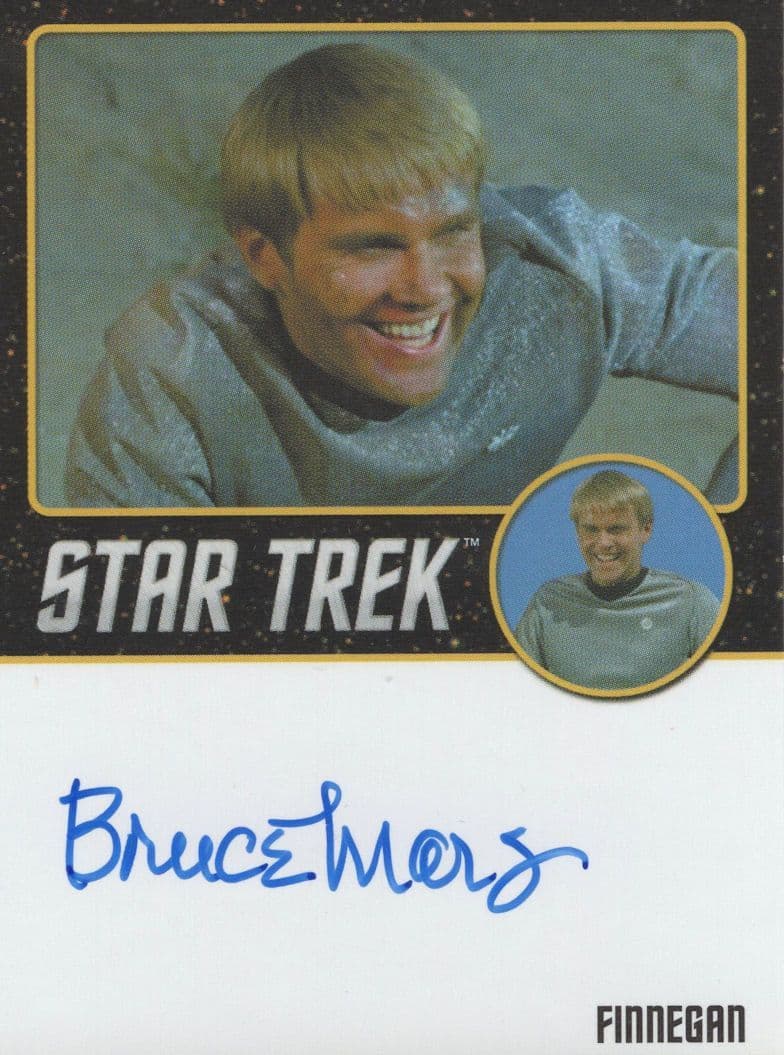 Bruce Mars Star Trek The Original Series Hand Signed Photo Card