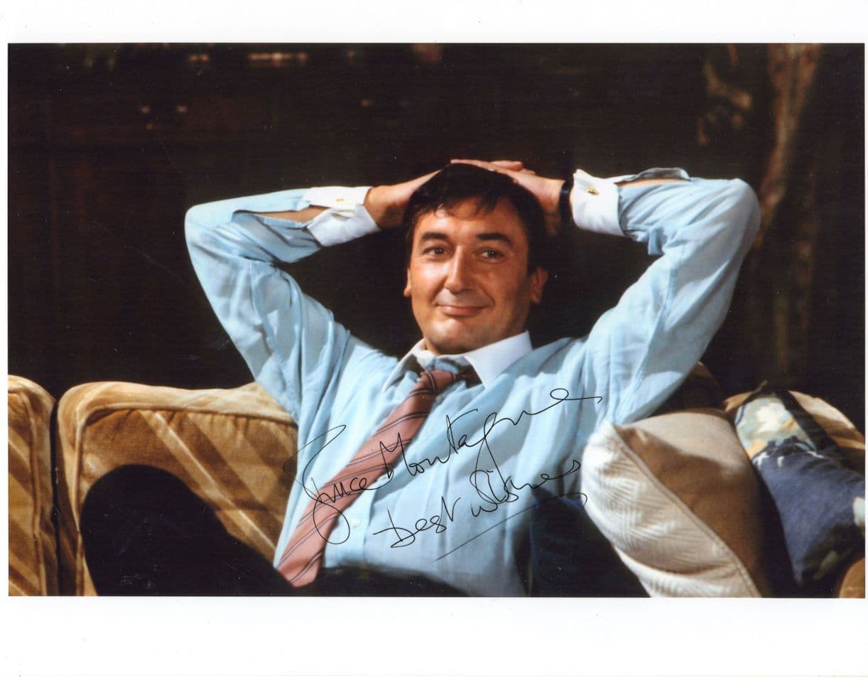 Bruce Montague Leonard Dunn in Butterflies Large 10x8 Hand Signed Photo