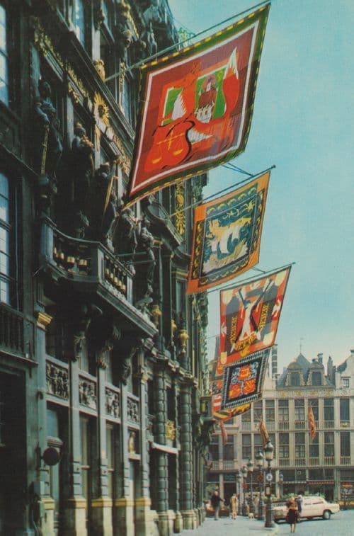 Bruxelles Maisons Des Corporations Corporations Houses Postcard