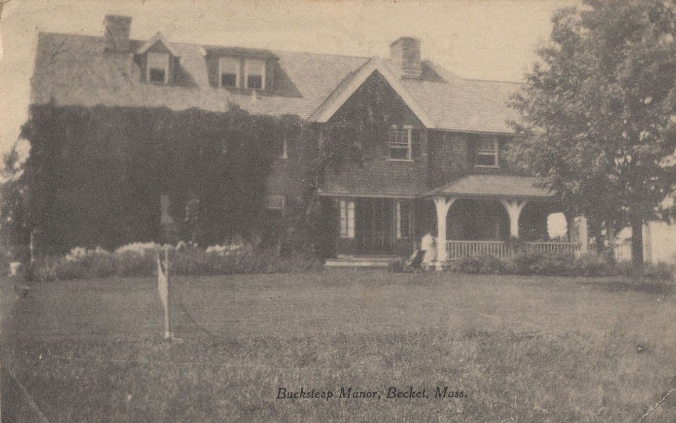 Bucksteep Manor Becket Massachusetts USA Rare Antique Postcard
