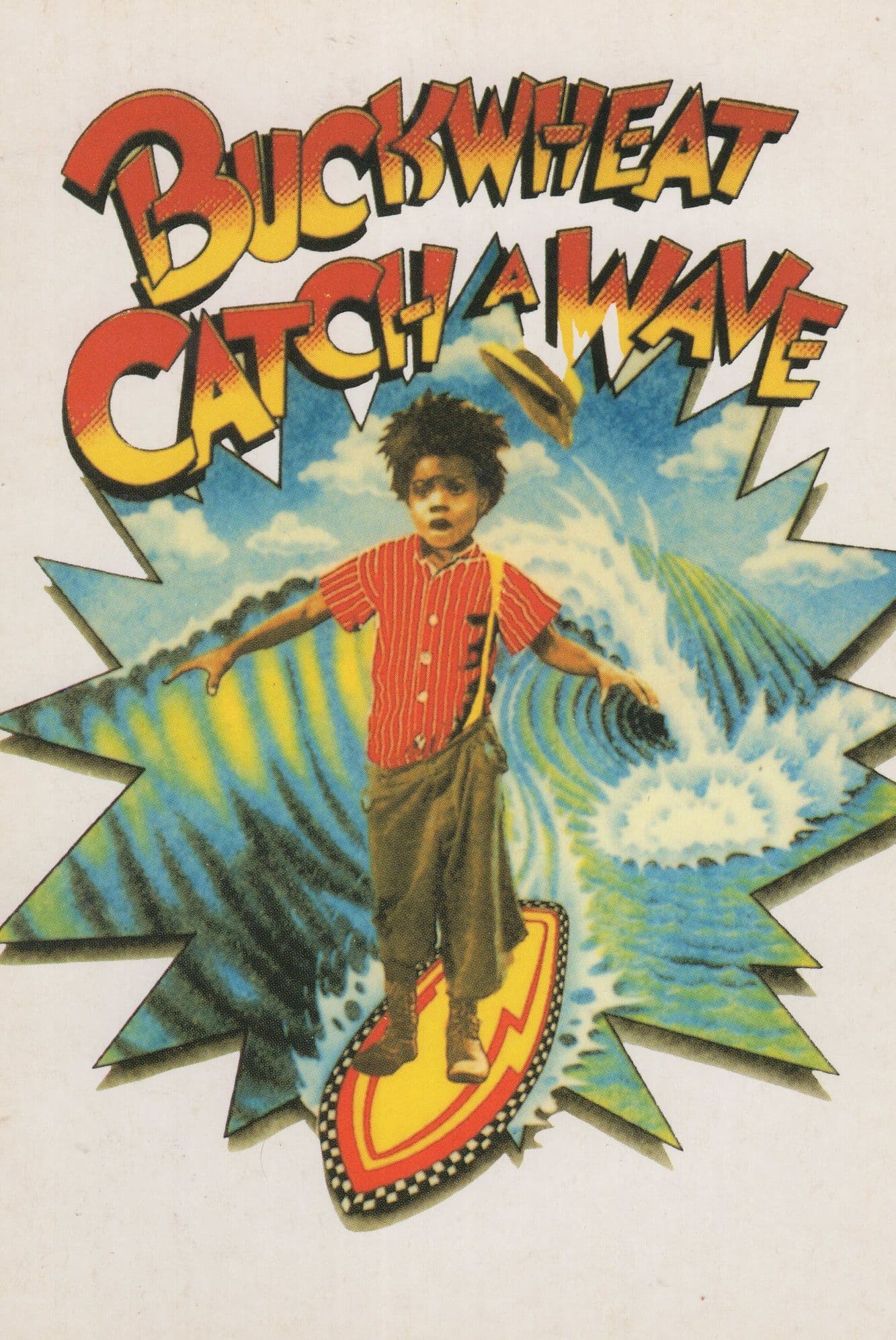 Buckwheat Catch A Wave Young Boy Surfer Surfing Comic Postcard