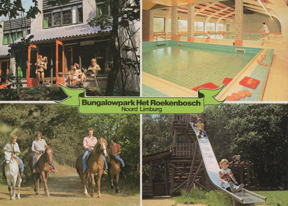 Bungalowpark Het Heijderbos Childrens Slide Holland Postcard