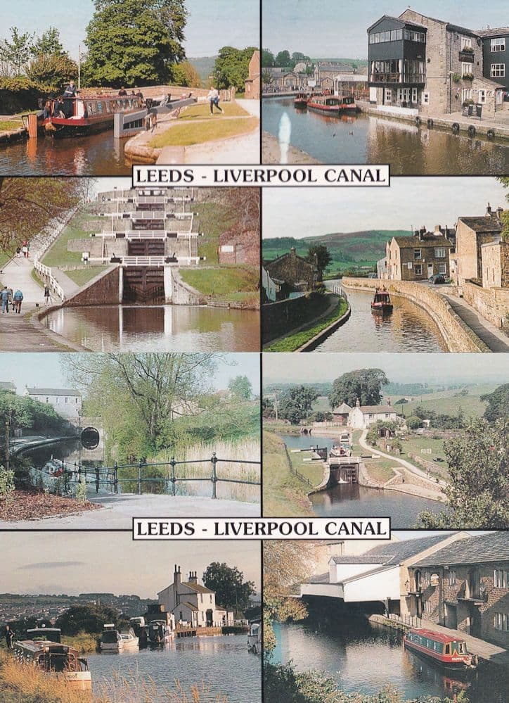 Burnley Weavers Triangle Pub Foulridge Liverpool Leeds Canal 2x Postcard