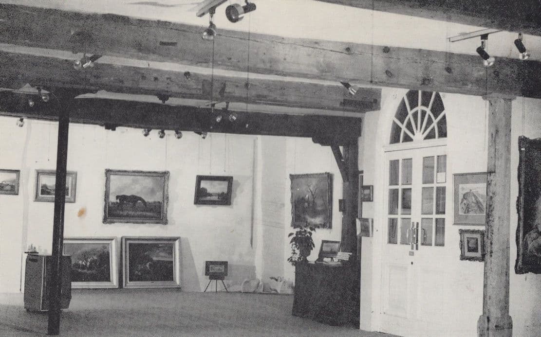 Buxton Hall Art Gallery Norfolk Painting Room Norwich Postcard