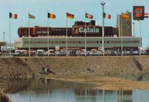 Calais France Maritime Gate Station East Terminal Cote D'Opale Photo Postcard