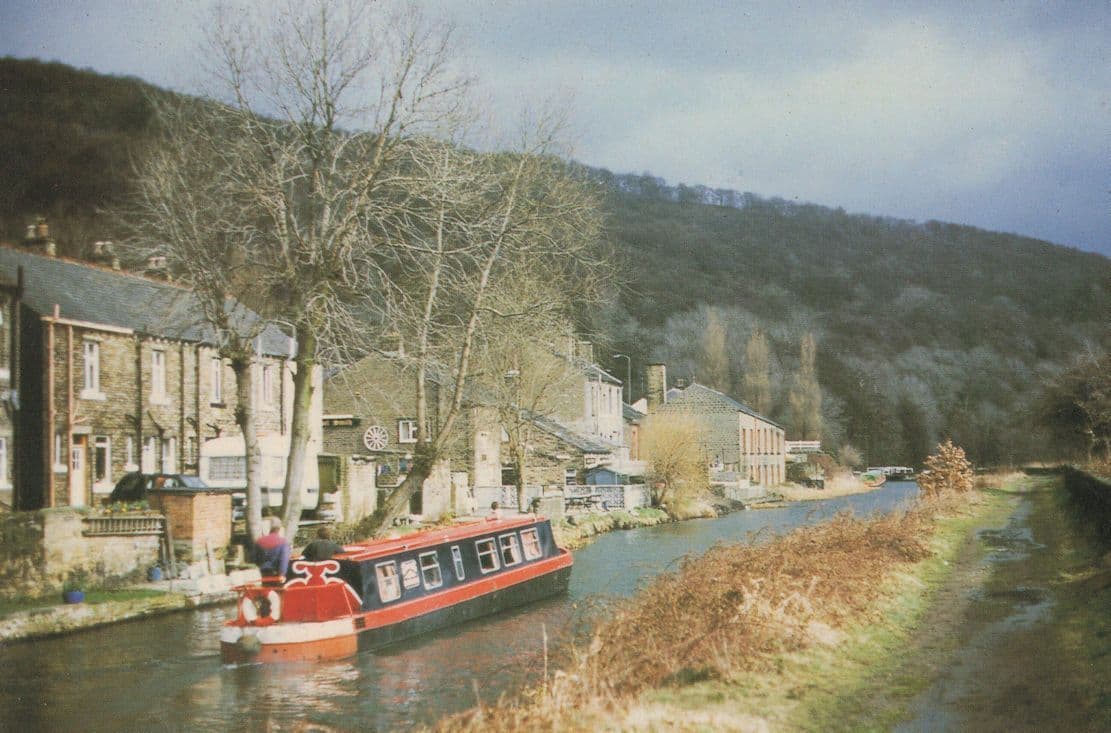 Calder & Hebble Navigation Canal Colliers Arms Pub Postcard