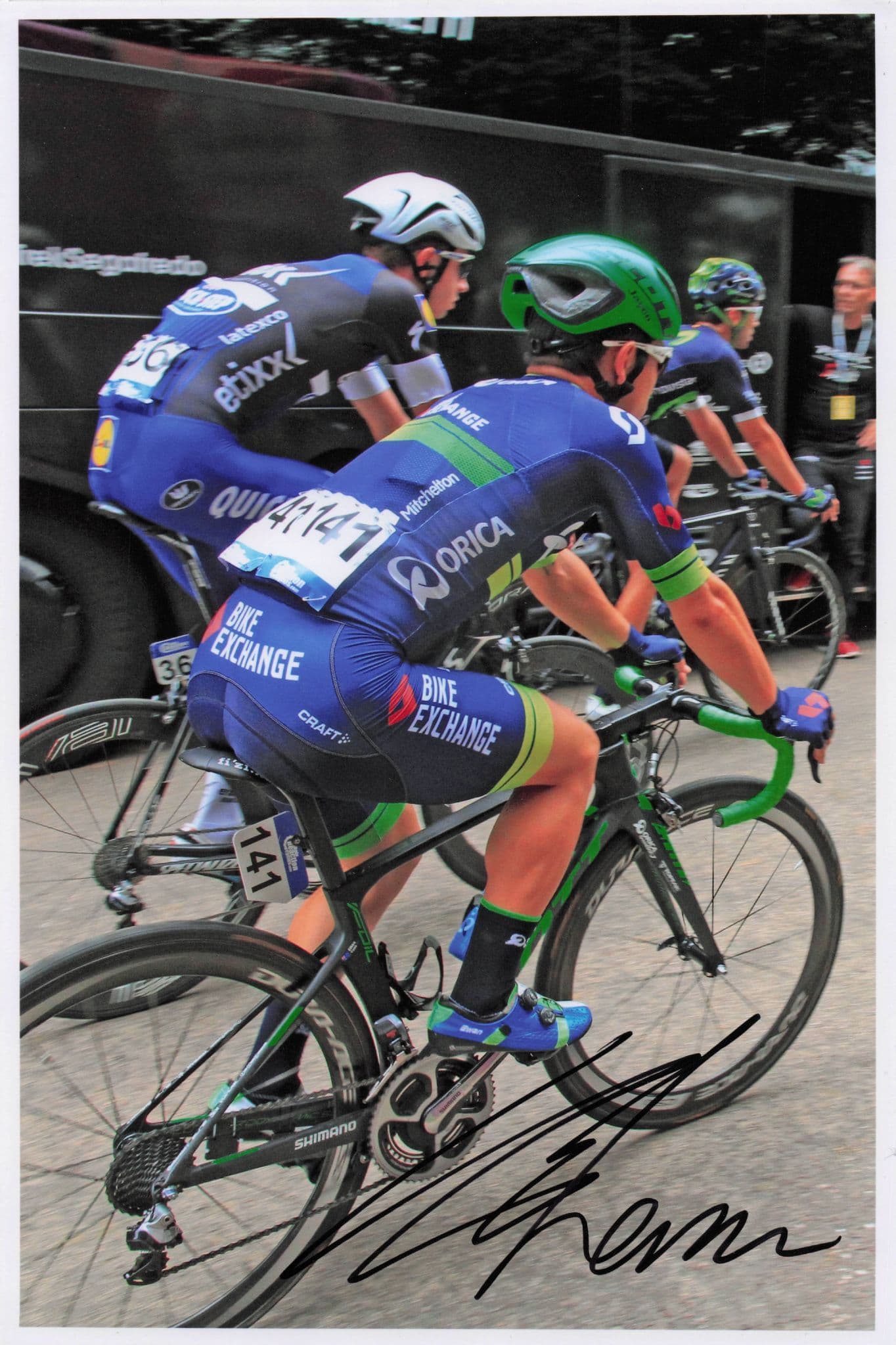Caleb Ewan Australian Cyclist 2016 Tour De Britain 12x8 Hand Signed Photo