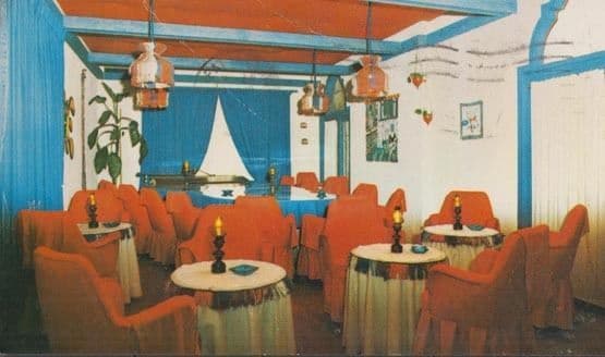 Canadian French Hotel Manoir St Jean Baptiste Restaurant Dining 1960s Postcard
