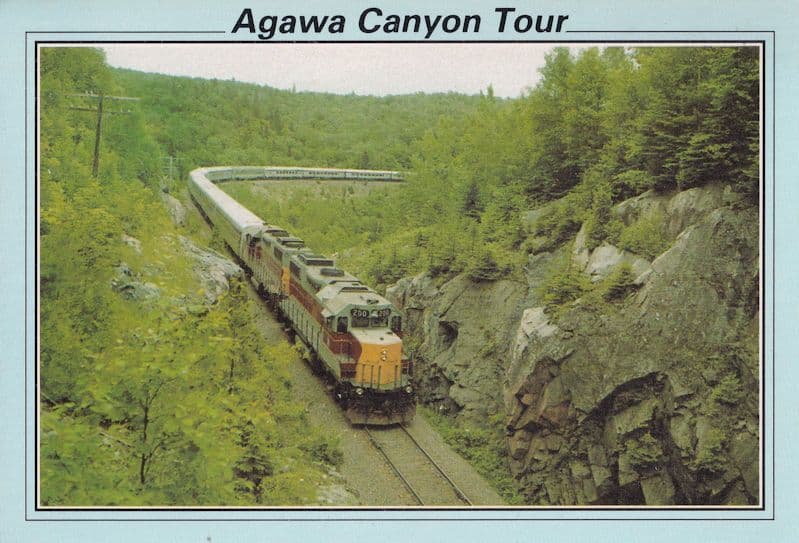 Canadian Railway Agawa Canyon Train Tour Country Postcard