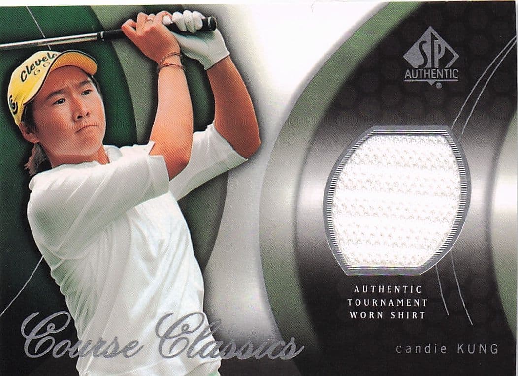 Candie Kung Course Classics 2004 Authentic Tournament Upper Deck Golf Shirt Card
