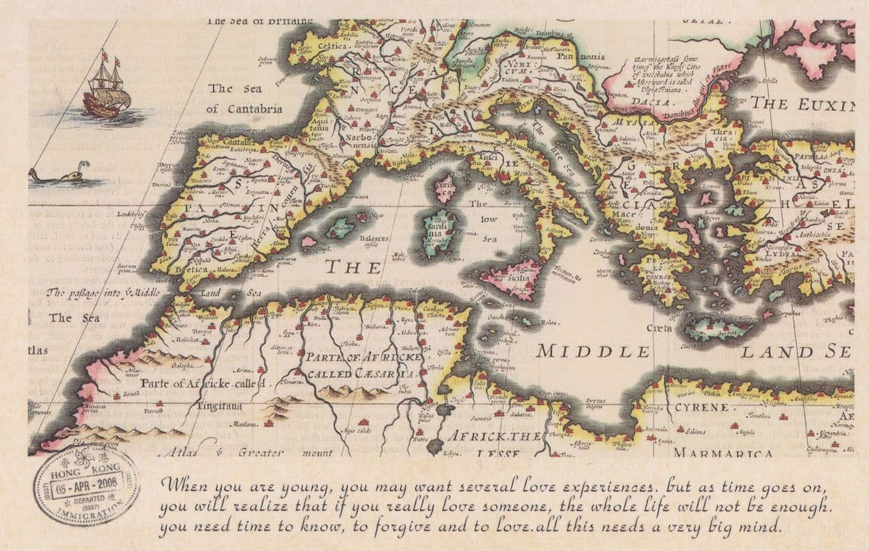 Cantabrian Sea Atlantic Ocean Map Black Sea Fish Postcard