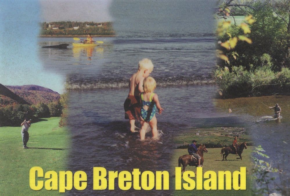 Cape Breton Island Golf Driving Range Canadian Postcard