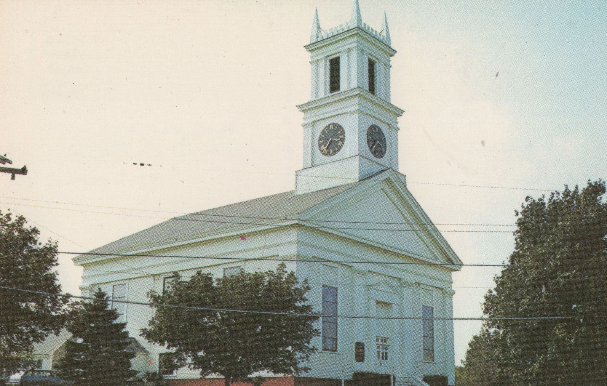 Cape Cod Mass Methodist Church Chatham USA Postcard