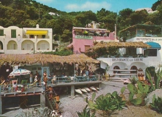 Capri The Mermaids Restaurant Vincenzos Italian Postcard