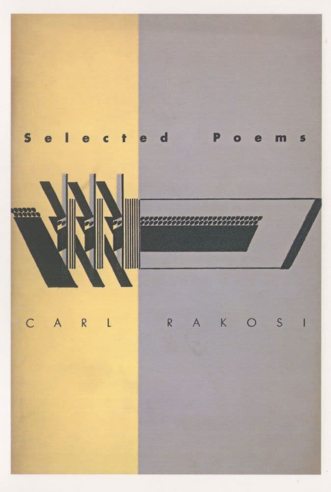 Carl Rakosi Selected Poems Poetry 1941 Book Postcard
