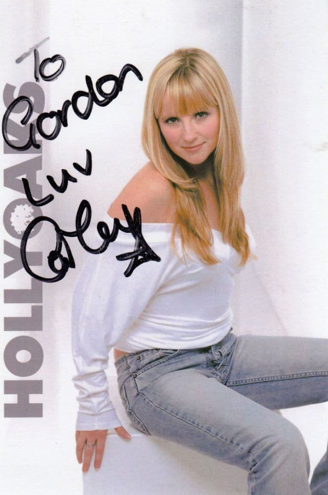 Carley Stenson as Steph Dean Hollyoaks Hand Signed Cast Card Photo