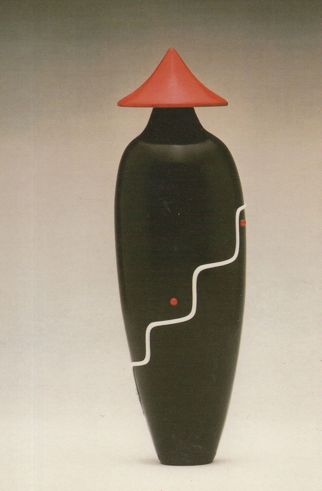 Carlin Von Drehle Bottle Haiku Series London Glassblowing Postcard
