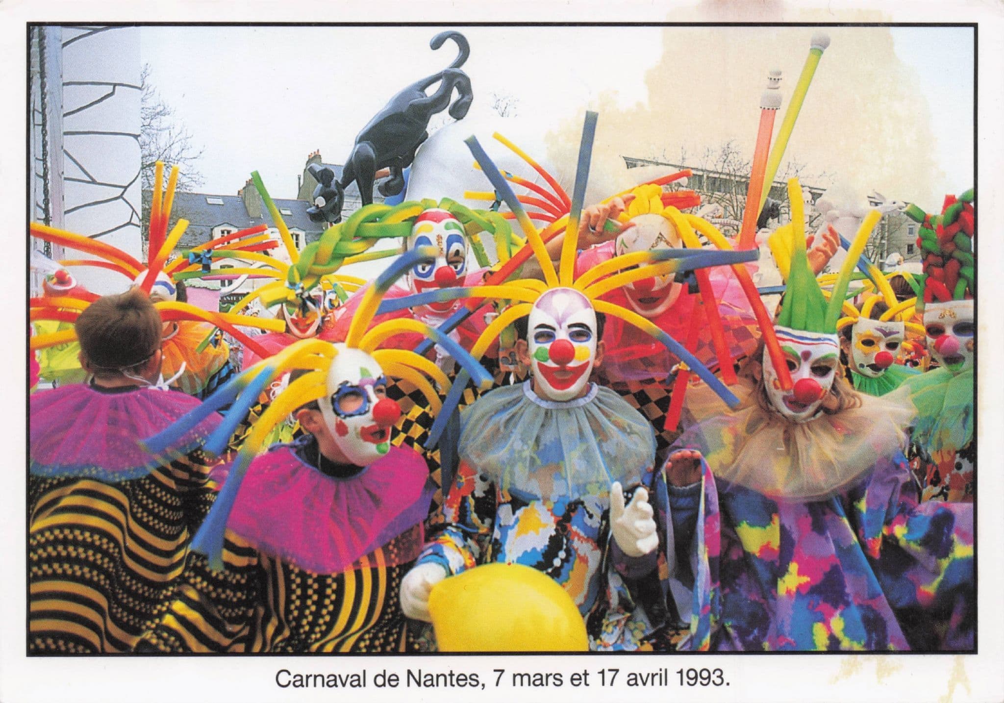 Carneval De Nantes 1993 Clown Le Petit Atelier French Postcard