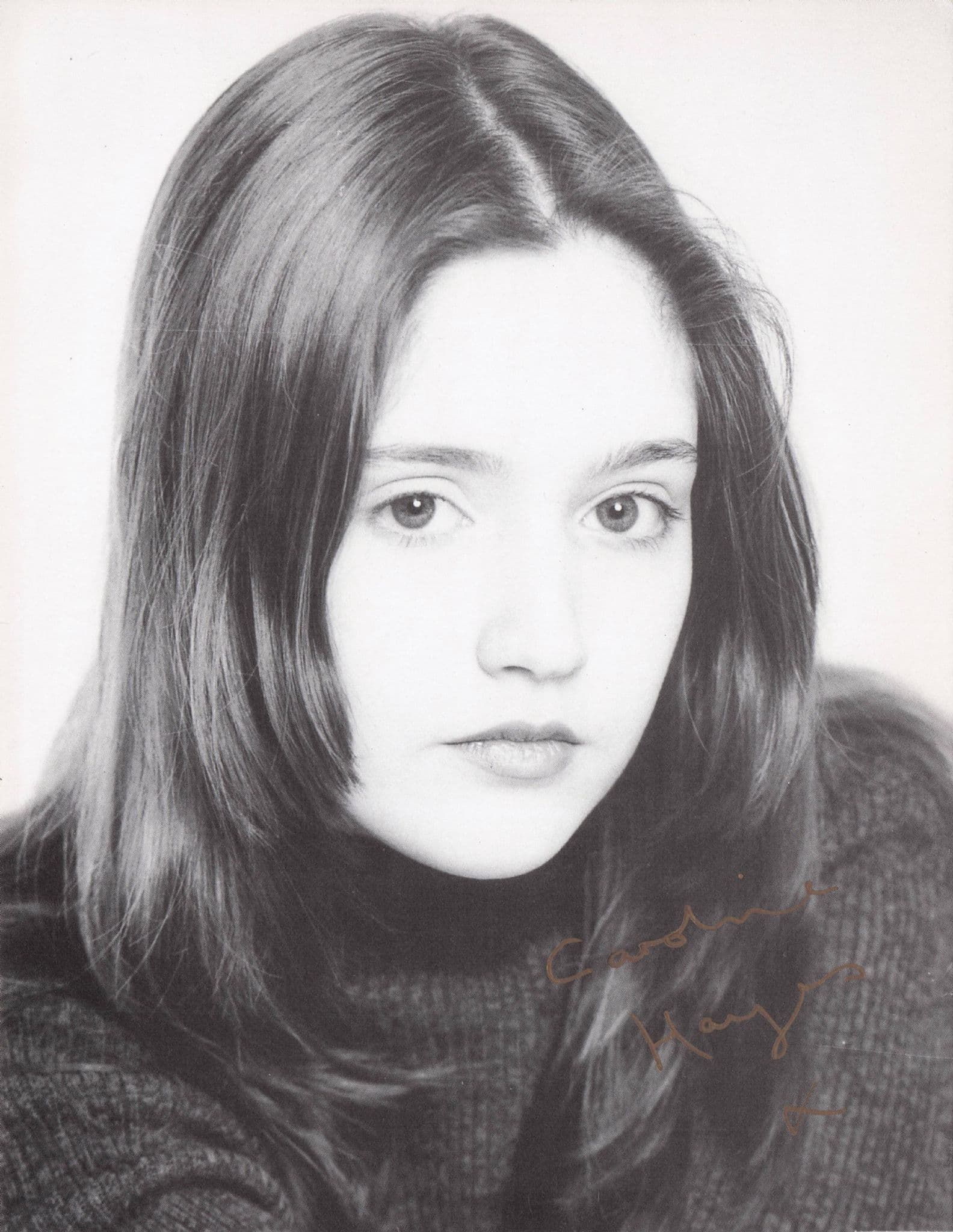 Caroline Hayes BBC The Sins Servants British Actress Large Hand Signed Photo