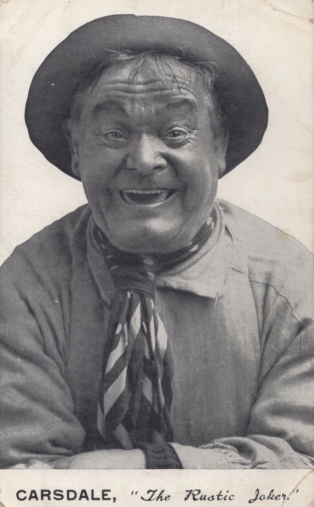 Carsdale The Rustic Joker Cowboy WW1 Theatre Entertainer Postcard